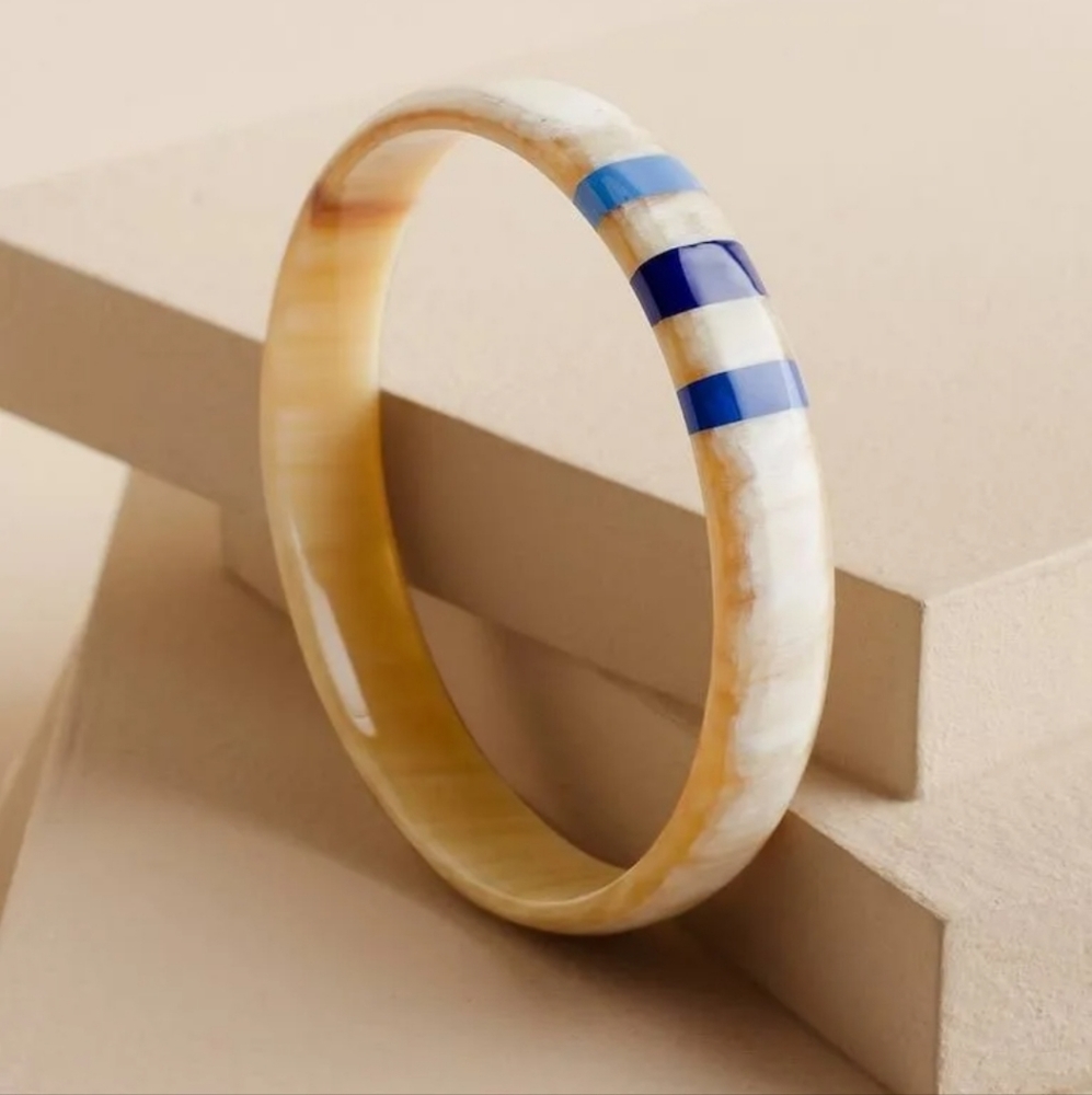 Chico's Handmade Horn Bangle Bracelet BNWT RETIRED 2023 1 LEFT!